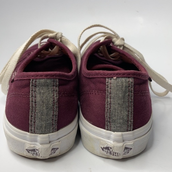 Vans maroon sneakers size 7 - Picture 5 of 6